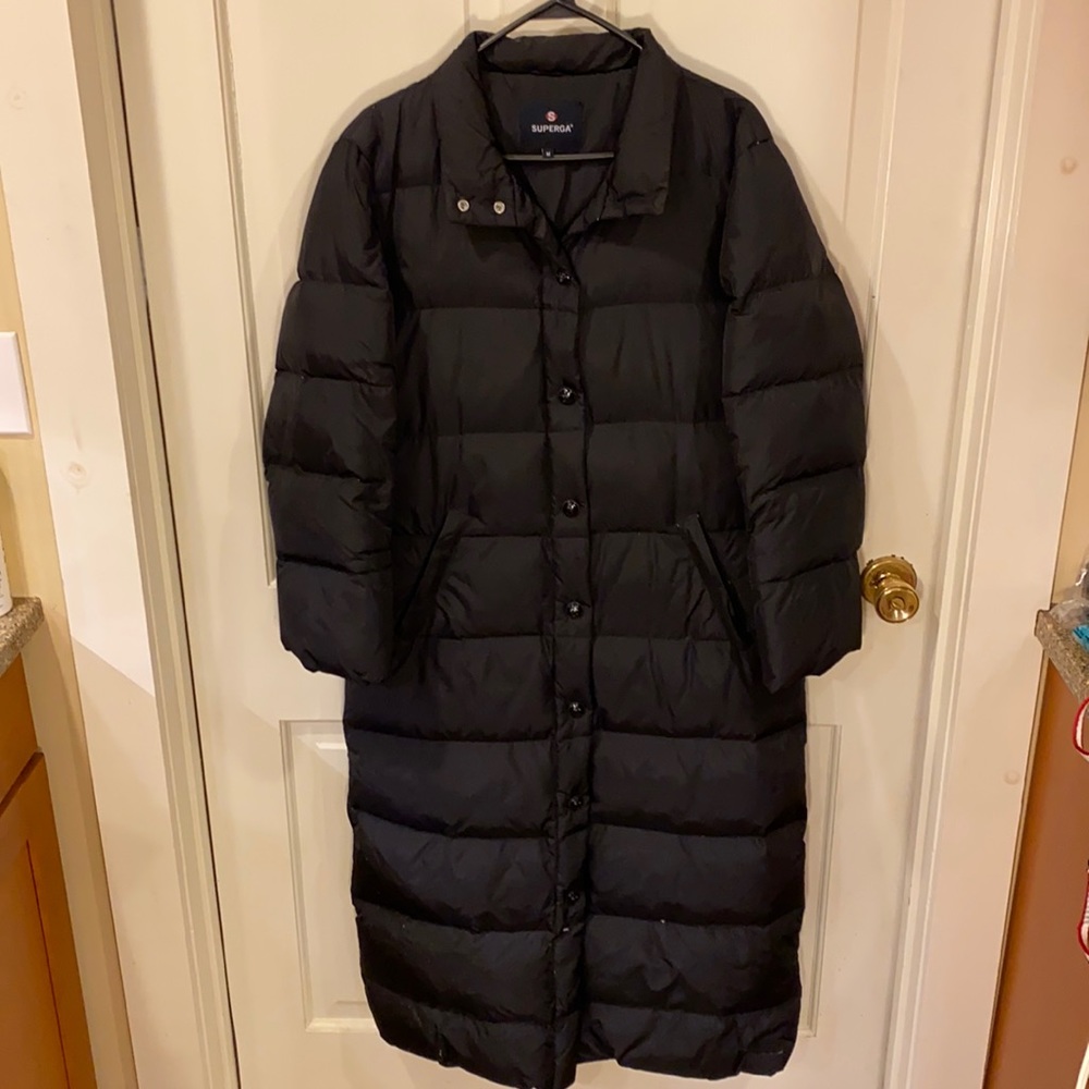 Superga Down Puffer Coat Size Medium